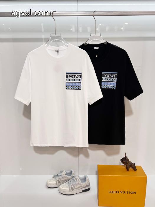 限定デザイン 安定した質感 限定セール品質保証半袖Tシャツロエベ激安 通販 専門_0_3