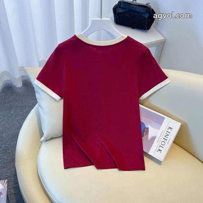 半袖Tシャツ激安 ブランド新作追加 セレブ風  今シーズン新作ミュウミュウ_0_1