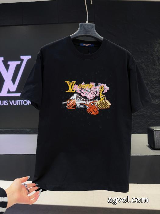 半袖Tシャツ2026大人気 一番人気 リラックスした雰囲気にLOUIS VUITTON激安 通販 ブランド_0_4