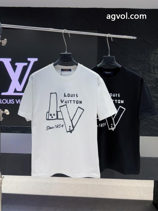 スーパー コピー 品LOUIS VUITTON半袖Tシャツ2026年の夏のマスト 販売記念価格 海外セレブ定番愛用 _0_2
