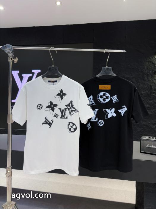 ブランド コピー 通販LOUIS VUITTON高級感溢る 魅力的な 軽やかな素材感半袖Tシャツ_0_0