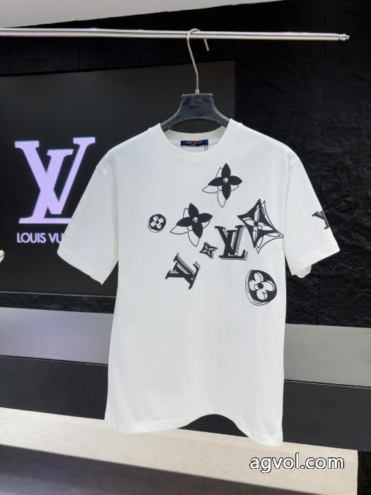 ブランド コピー 通販LOUIS VUITTON高級感溢る 魅力的な 軽やかな素材感半袖Tシャツ_0_1