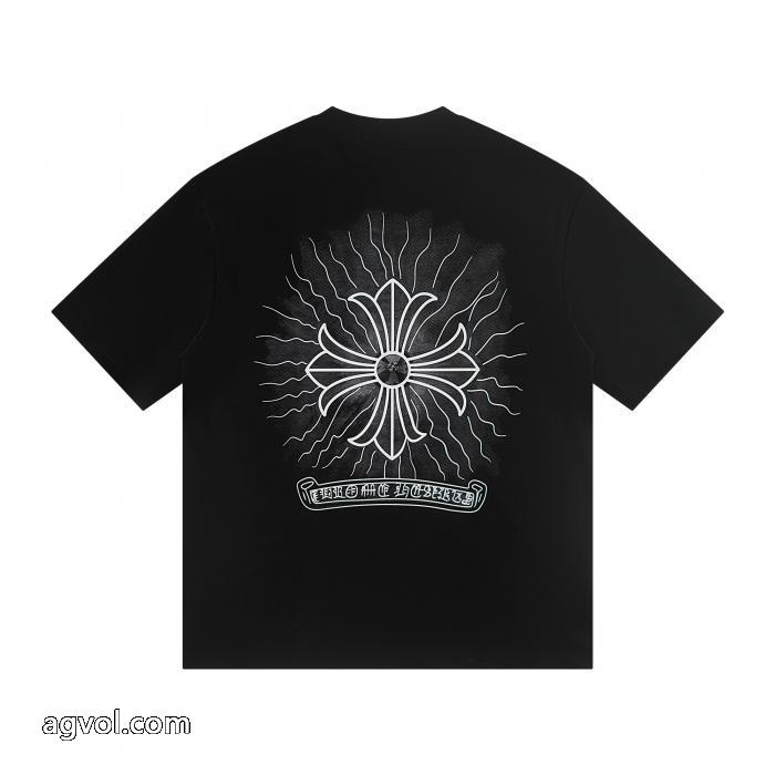 大容量 数量限定奇跡の入荷 2026大人気アイテム偽 ブランド半袖TシャツCHROME HEARTS_0_3