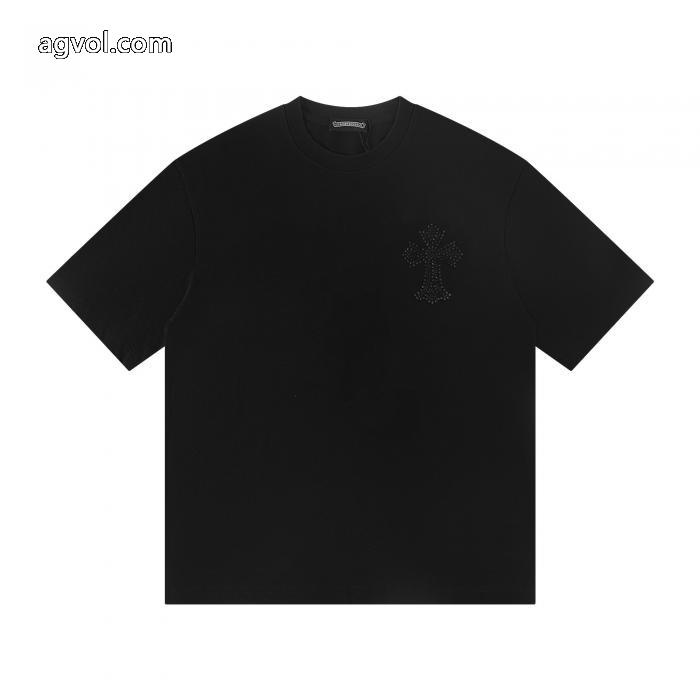 ブランド レプリカCHROME HEARTS在庫数限定 たくさん歩く日にも大活躍 韓国ファッション半袖Tシャツ_0_1