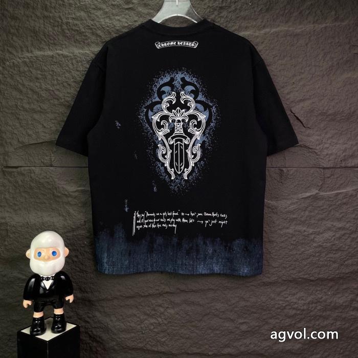 激安 通販 専門店大胆なデザイン 素敵で名高い 自分らしくクロムハーツ半袖Tシャツ_0_2