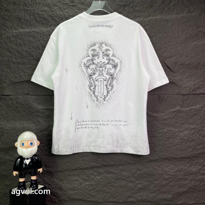 激安 通販 専門店大胆なデザイン 素敵で名高い 自分らしくクロムハーツ半袖Tシャツ_0_4
