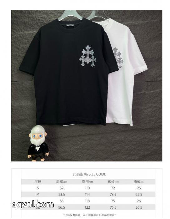 偽 ブランド 通販半袖TシャツCHROME HEARTS今シーズン新作 ファスナー式 最新超人気_0_1