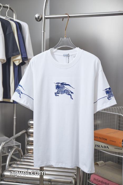 コピー 商品 ブランド半袖TシャツBURBERRY抜け感スゴイ 注目度が高いアイテム 個性的 _0_2