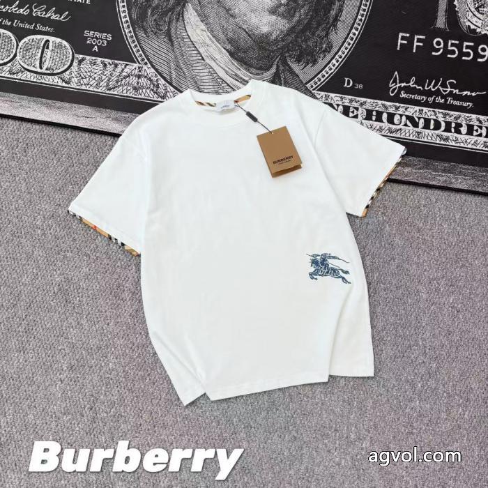 完売間近 新作限定極上エレ女 上品カジュアルな雰囲気に半袖TシャツBURBERRYブランド 偽物 激安_0_0