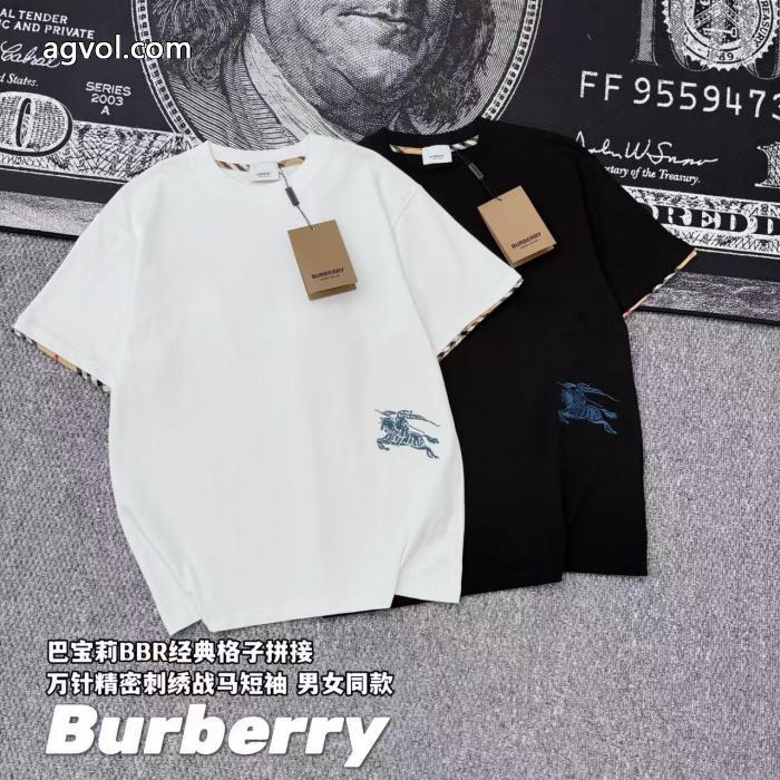完売間近 新作限定極上エレ女 上品カジュアルな雰囲気に半袖TシャツBURBERRYブランド 偽物 激安_0_1