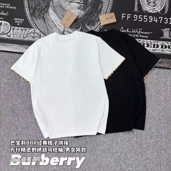 完売間近 新作限定極上エレ女 上品カジュアルな雰囲気に半袖TシャツBURBERRYブランド 偽物 激安_0_3