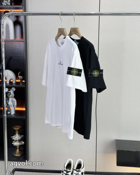 優しげ人気アイテム 先行販売!! 上質な素材半袖Tシャツブランド 偽物 通販Stone Island_0_3