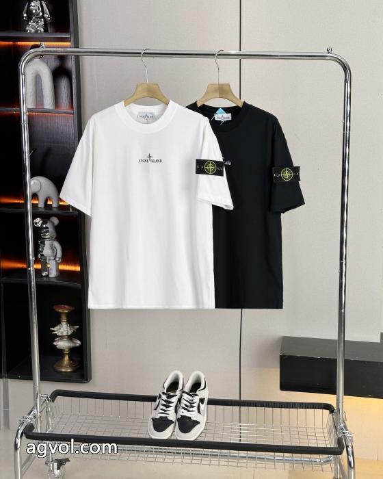 優しげ人気アイテム 先行販売!! 上質な素材半袖Tシャツブランド 偽物 通販Stone Island_0_4