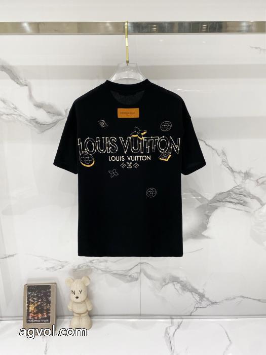 ルイ ヴィトン半袖Tシャツ偽 ブランド サイト上品な光沢感 絶妙な抜け感 超数量限定_0_2