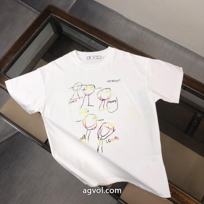 品質保証最新作 大人シンプルな 価格セール半袖シャツOff-White オフホワイト激安 ブランド_0_0