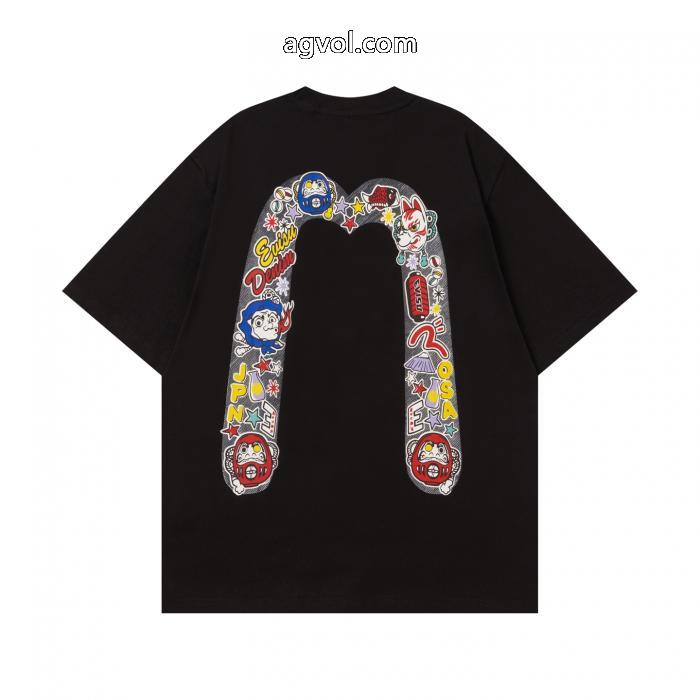 コピー 通販半袖TシャツEVISUお得新品 上品ですっきり、好感度抜群 大人気☆NEW!! _0_2