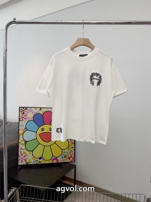 スーパー コピー どこで 買える今年売れた人気のスタイル 2026人気商品 大幅値下げ半袖TシャツCHROME HEARTS_0_4