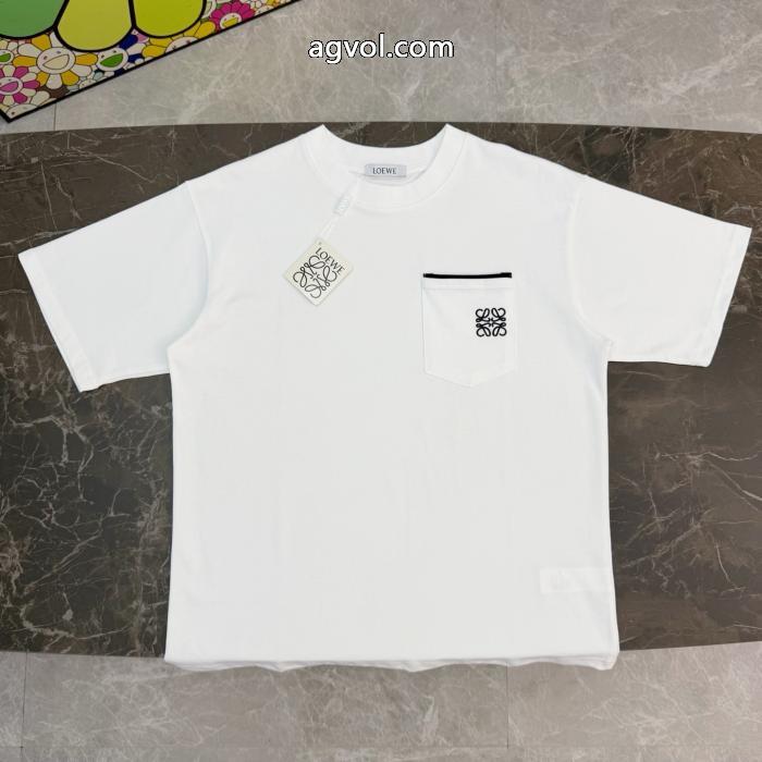 半袖Tシャツ偽物 ブランド 販売LOEWE手触りがいい VIP価格26ss海外発  高品質で綺麗_0_1