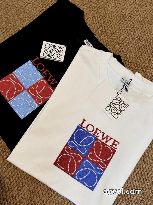人気セール新品 激安大特価格安 清涼感LOEWEブランド コピー 品半袖Tシャツ_0_3