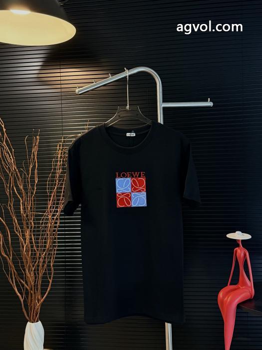 人気セール新品 激安大特価格安 清涼感LOEWEブランド コピー 品半袖Tシャツ_0_4