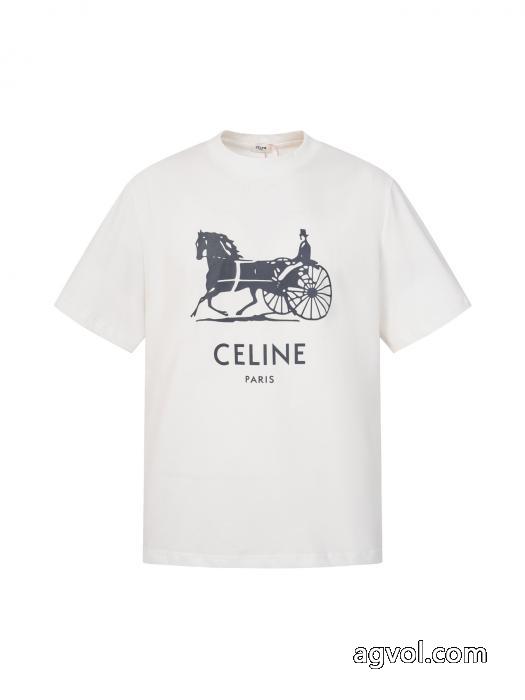 コピー 品 販売2026年度 流行フォルム 限定！人気オススメCELINE半袖Tシャツ_0_3