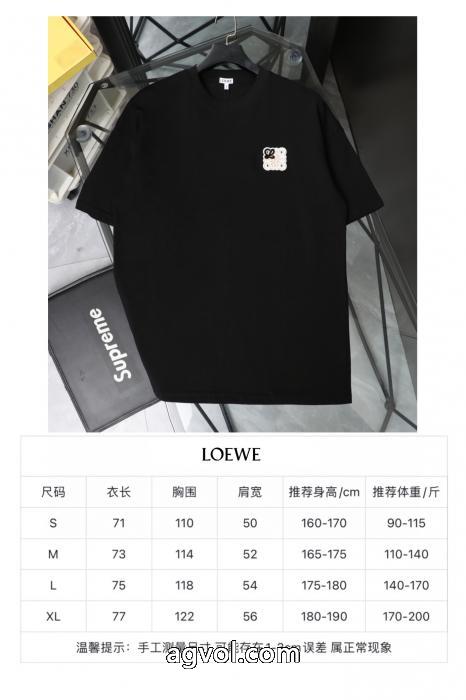 LOEWE海外完売続出 話題沸騰中 完売間近偽物 ブランド半袖Tシャツ_0_0