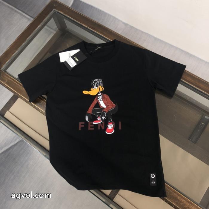 お手頃価格 海外限定! 柔らかい色調半袖TシャツFENDIスーパー コピー 安心_0_2