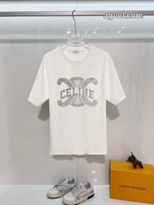 スーパー コピー ブランドCELINE新着エレガント 人気定番大人気 2026季新作品半袖Tシャツ_0_2