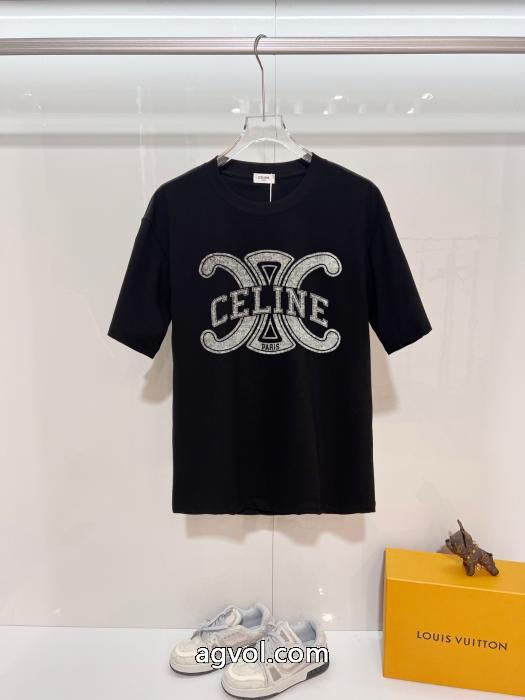 スーパー コピー ブランドCELINE新着エレガント 人気定番大人気 2026季新作品半袖Tシャツ_0_3