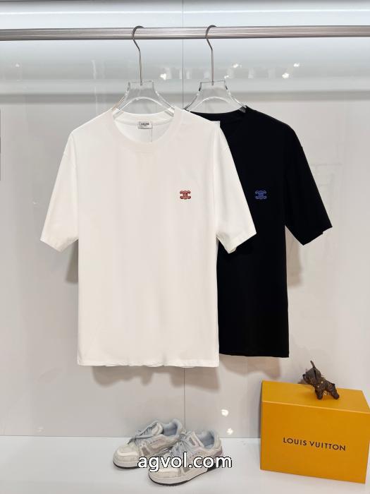 最安値激しい争奪戦 限定生産品 2026年度CELINEブランド スーパー コピー 通販半袖Tシャツ_0_1
