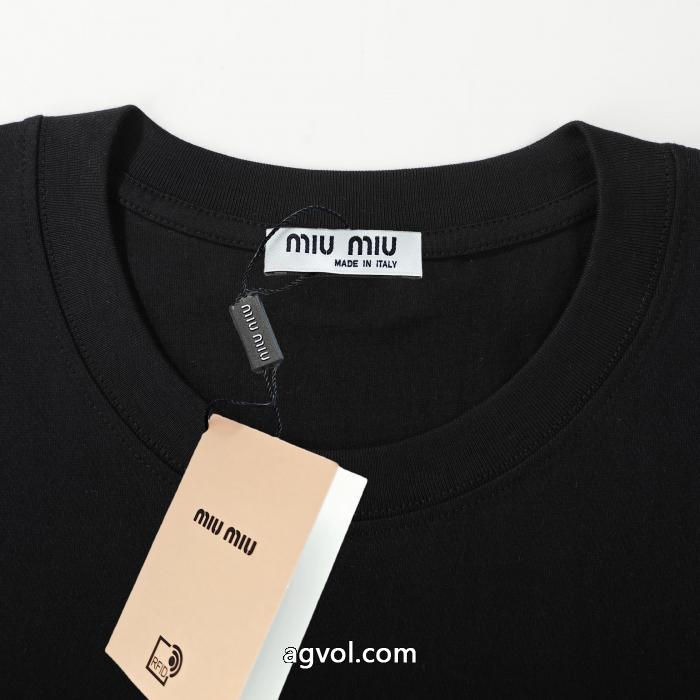 半袖Tシャツミュウミュウ高級感ある 落ち着いた感覚 高級感溢るブランド コピー 激安_0_0