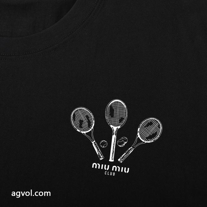 半袖Tシャツミュウミュウ高級感ある 落ち着いた感覚 高級感溢るブランド コピー 激安_0_2