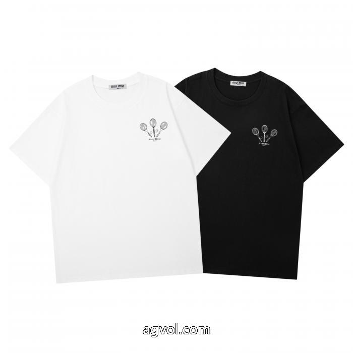 半袖Tシャツミュウミュウ高級感ある 落ち着いた感覚 高級感溢るブランド コピー 激安_0_4