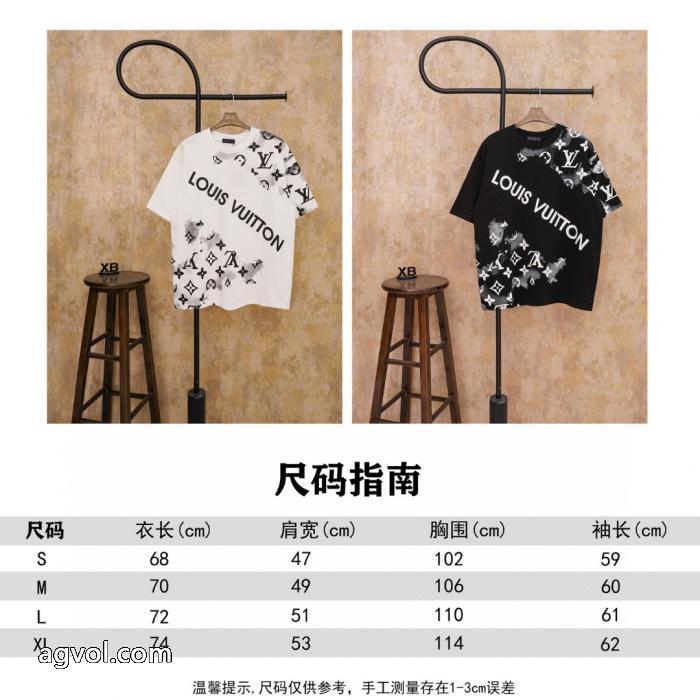 偽物 ブランドLOUIS VUITTON2026年人気満々のブランド デザイン性の高い 大人の色味 半袖Tシャツ_0_0
