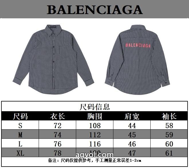 夏季超人気アイテム 26新品*最安値保証 有名人愛用長袖シャツbalenciagaスーパー コピー 販売_0_4