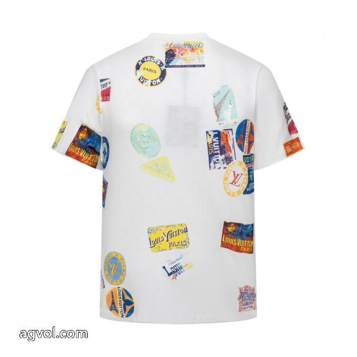 半袖TシャツLOUIS VUITTONブランド コピー s 級2026トレンド 流行の注目ブランド 独特なデザイン_0_2