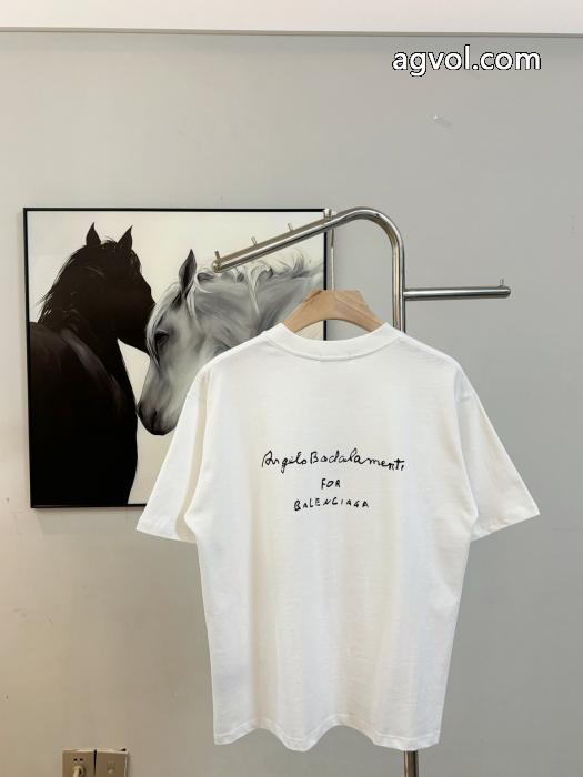 ブランド コピー 販売半袖Tシャツbalenciagaどの年代にも好感度 品質保証低価 高品質_1_2