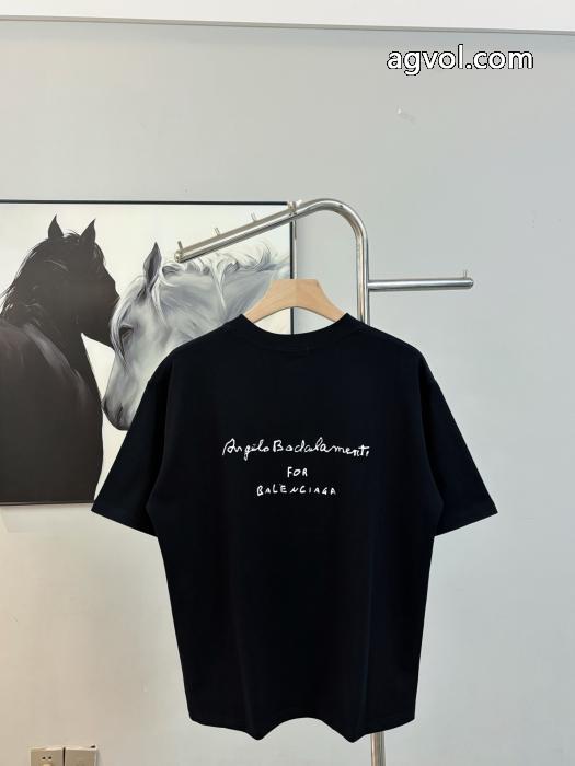 ブランド コピー 販売半袖Tシャツbalenciagaどの年代にも好感度 品質保証低価 高品質_1_3