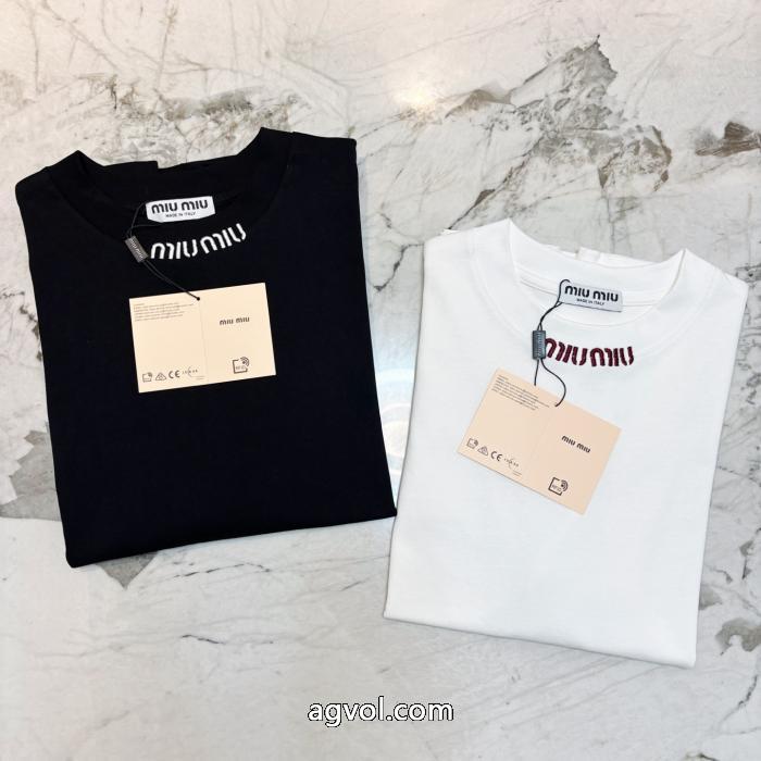 半袖Tシャツ26AW お早目に 2026新作 人気新品MIUMIUブランド フェイク_0_0