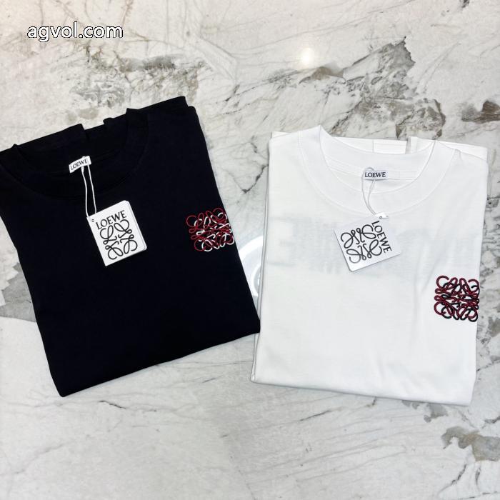 数量限定SALE 最低価格保証 有名人の愛用品ブランド 偽物 通販LOEWE半袖Tシャツ_0_4