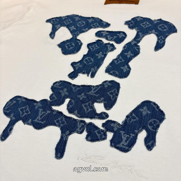 ブランド スニーカー 激安LOUIS VUITTON最高の贈り物 華やかに演出する 速達便発送半袖Tシャツ_0_3