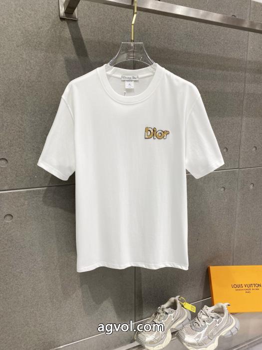 魅力的なポイント 在庫を確保 ファッション通販偽 ブランド 販売DIOR半袖Tシャツ_0_2
