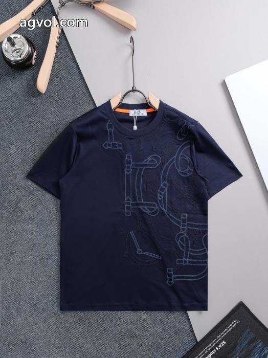 HERMESブランド 偽物 通販2026新作新品 今年流行 高級感ある半袖Tシャツ_0_2