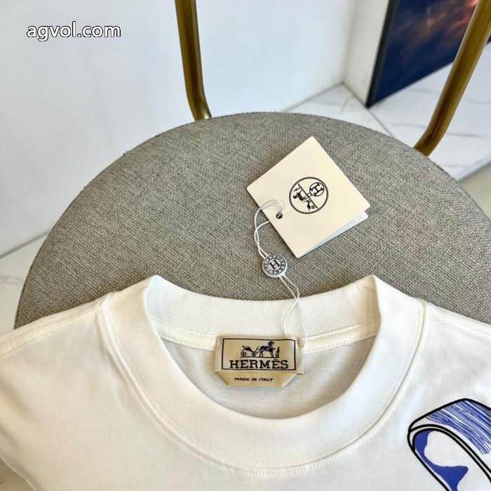 ブランド コピー 着払いHERMES高品質な 人気限定値段が安い オンライン限定商品半袖Tシャツ_0_2