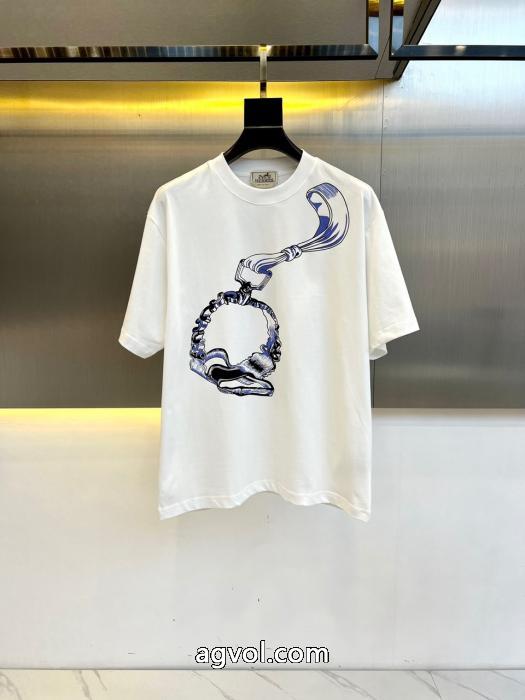 ブランド コピー 着払いHERMES高品質な 人気限定値段が安い オンライン限定商品半袖Tシャツ_0_3