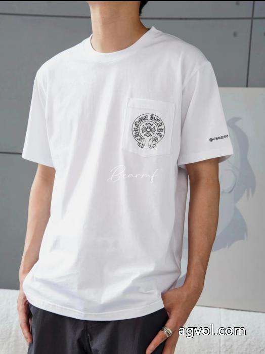 ブランド コピー 販売天然着色 数量限定HOT 好感度265％半袖Tシャツクロムハーツ_0_0