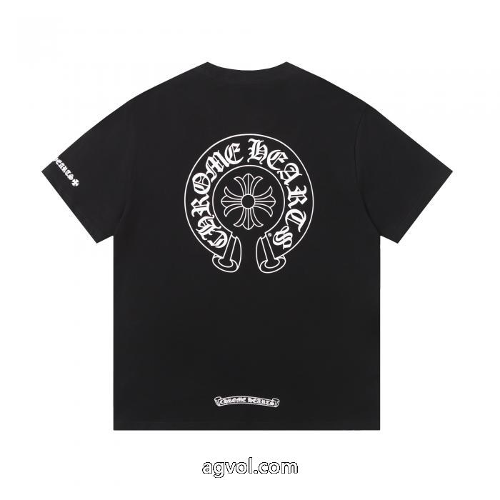 ブランド コピー 販売天然着色 数量限定HOT 好感度265％半袖Tシャツクロムハーツ_0_4
