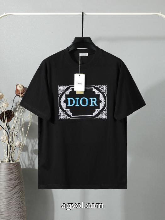 DIOR限定セール＆送料無料 2026ss トレンド 絶対欲しい 偽 ブランド 販売半袖Tシャツ_0_3