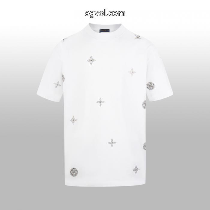 ファッションスタイル 韓国人気 新着アイテム最新コピー 通販半袖TシャツLOUIS VUITTON_0_1