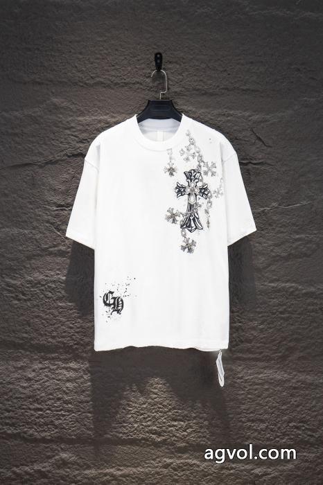 大人可愛い 大特価完売品！ ディテールが可愛いスーパー コピー  CHROME HEARTS半袖Tシャツ_0_5